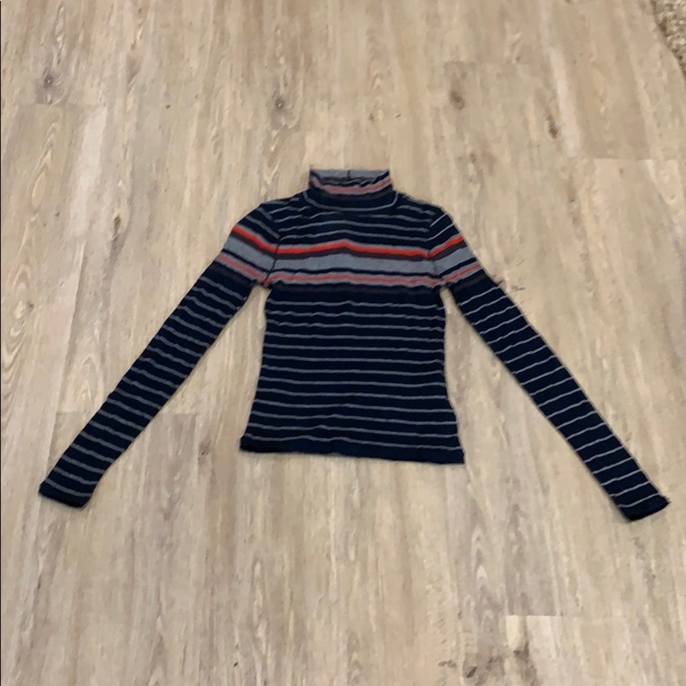 Rag & Bone Salute Stripe Fine Wool Rib Sweater